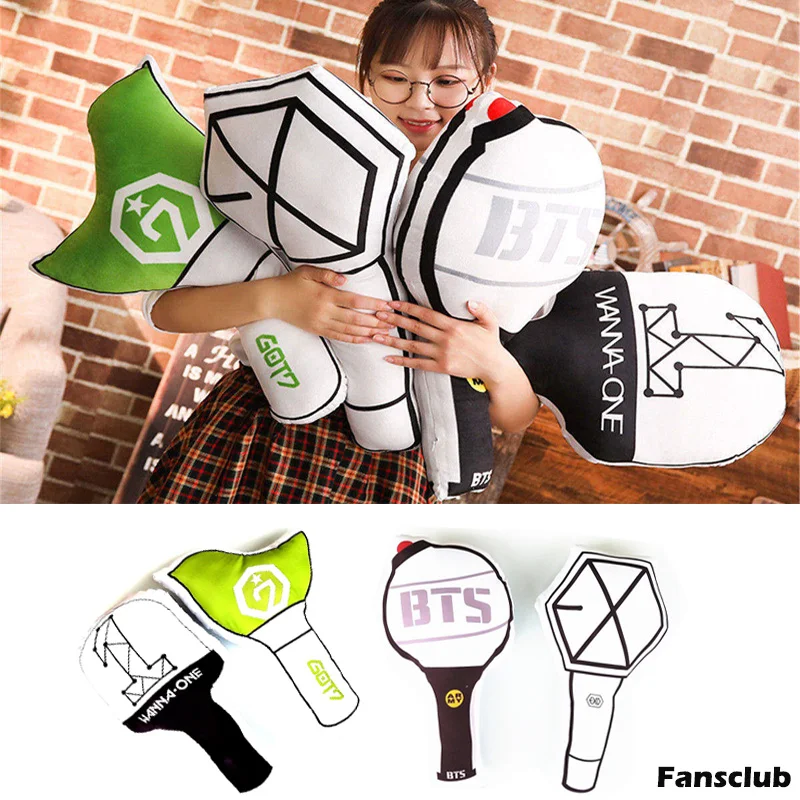

Cotton Pillow Ver1 WANNA ONE EXO TWICE LightStick Cushion Hand held Toy Cute