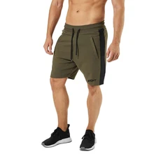 Мужские шорты для спортзала Фитнес Бодибилдинг строчка шорты тренировка для бегунов Брендовые спортивные короткие штаны спортивные штаны Спортивная одежда