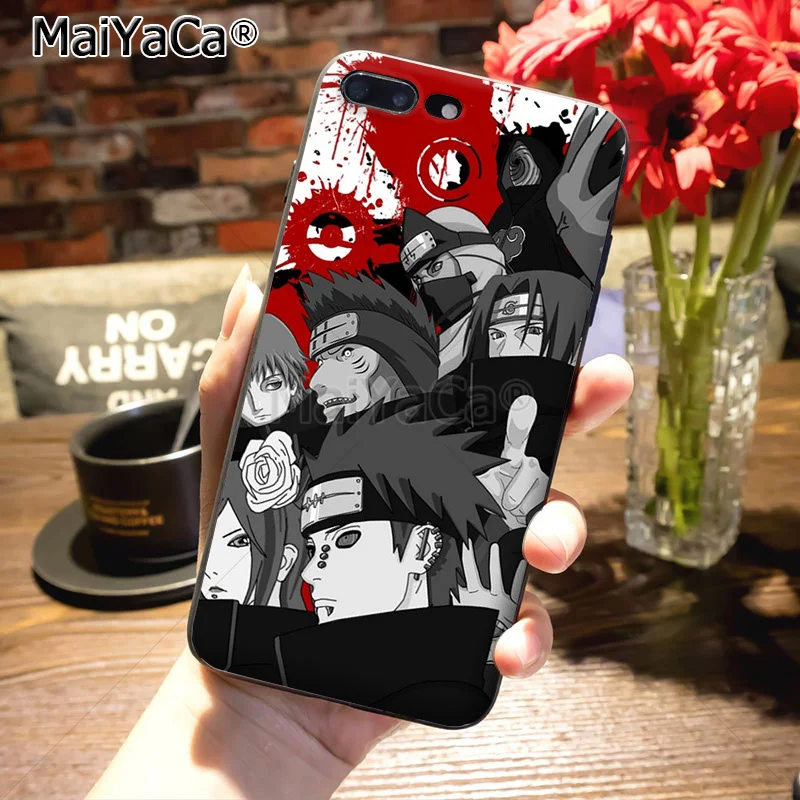 MaiYaCa логотип Akatsuki Naruto красочные милые аксессуары для телефонов Чехол для iPhone 8 7 6 6S Plus X XS MAX XR 5 5S SE 11pro чехол в виде ракушки - Цвет: 5