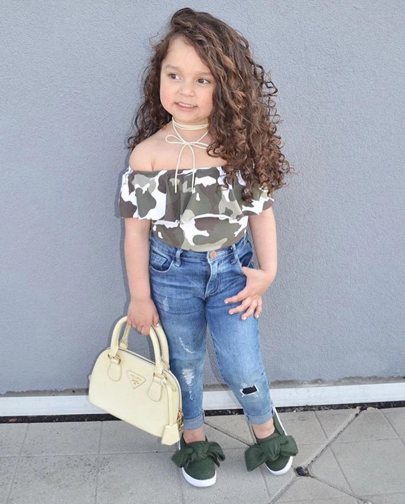 camo shirt with jeans