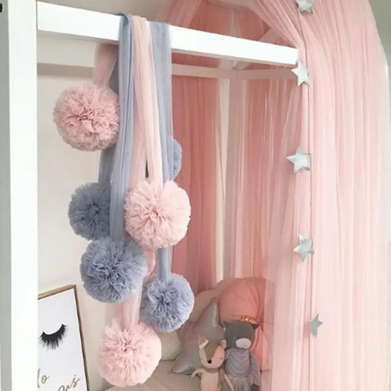 

Baby Room Decoration Garland Ball Garland Bunting for Wedding or Party Children's Room Mosquito Net Crib Net Accessories