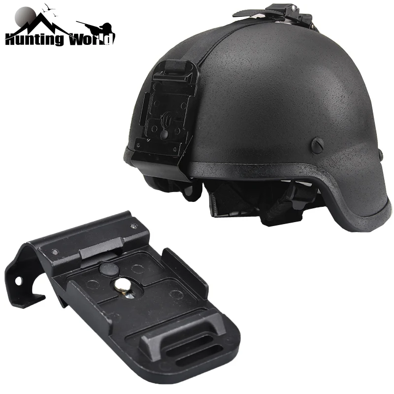 

Tactical NVG Goggle Bracket Mount Adapter for MICH ACH Helmet Fits Hunting Night Vision PVS-7 PVS-14