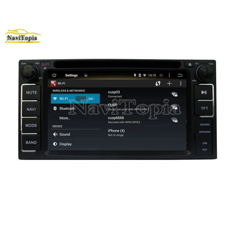Sale NAVITOPIA 4G RAM 64G ROM PX6 Six Core Android 9.0 Car DVD GPS Navigation for Toyota Innova for Toyota Corolla/Camry 2006 2007- 13