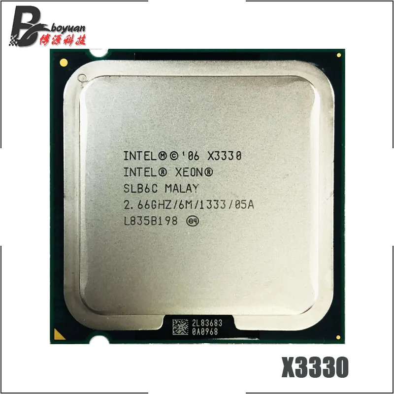 Intel Xeon X3330 2,6 ГГц четырехъядерный процессор 6M 95W 1333 LGA 775