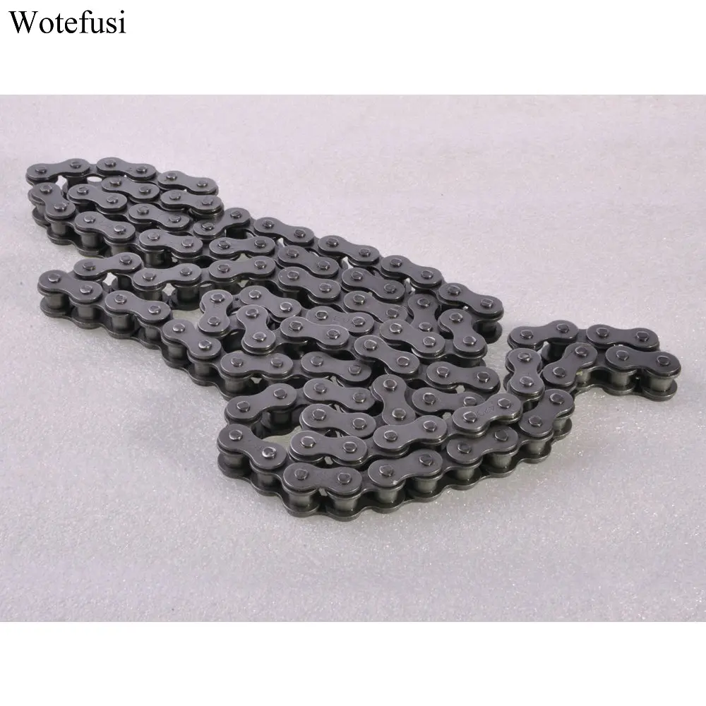 Wotefusi Chain For Mini Chopper Pocket Dirt Bike 112 Links 420 Bike ATV