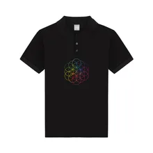 Rock Band Coldplay man polo shirts fitness cotton Casual polo summer short sleeve 4XL plus size Coldplay Polo shirt tops