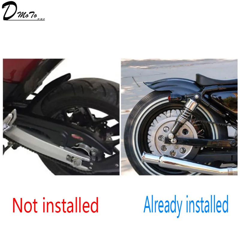 Motorcycle Fender Rear Mudguard For Sportster XLH 883 1200 Cafe Racer Solo Bobber Chopper 1200 2001 2002 2006 2008 2014 - Image 5