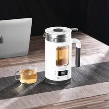 Электрический чайник, сохраняющий здоровье, 0.6л, 600 Вт, многофункциональный чайник, заварочный чайник, стеклянная бутылка для воды с фильтром 220 В