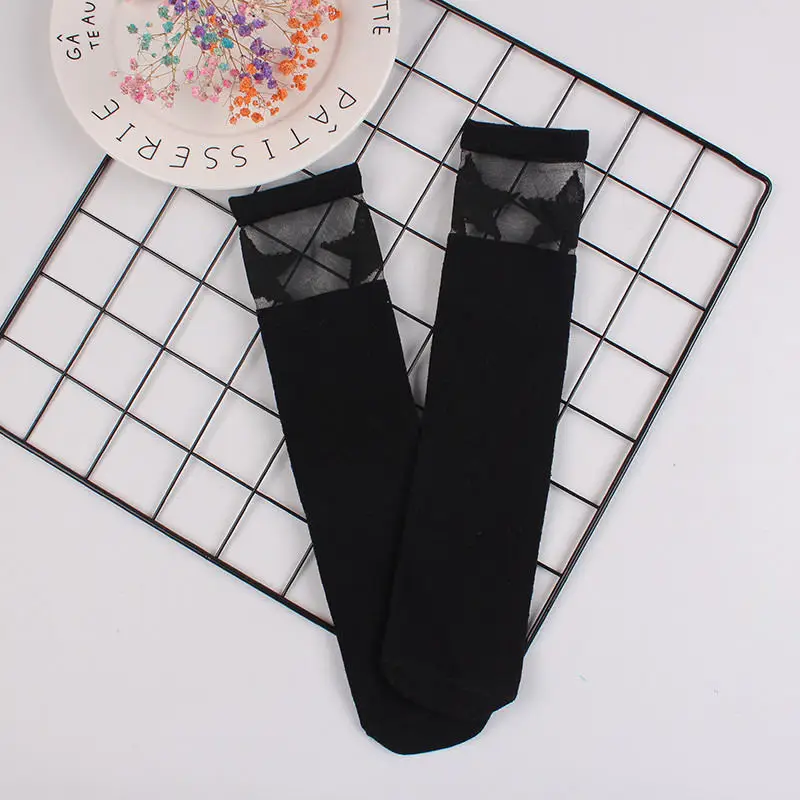 Kids Girls Leg Warmers Sweet Princess No Heel Stockings High Quality Knitted Cotton Baby Knee Pads Socks Bowknot Hollow Out Design (19)