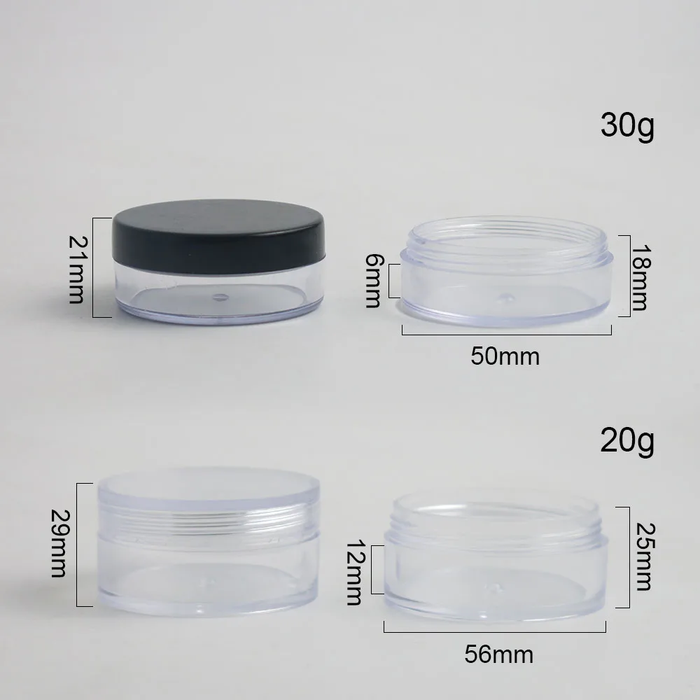 30 x 20g 30g DIY Mini Portable Small Jar Pot Box Makeup Nail Art Cosmetic Cream 2