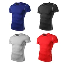 Профессиональная Мужская однотонная Облегающая рубашка с длинным рукавом для бега, топы для спорта, бодибилдинга, быстросохнущие облегающие спортивные топы для фитнеса