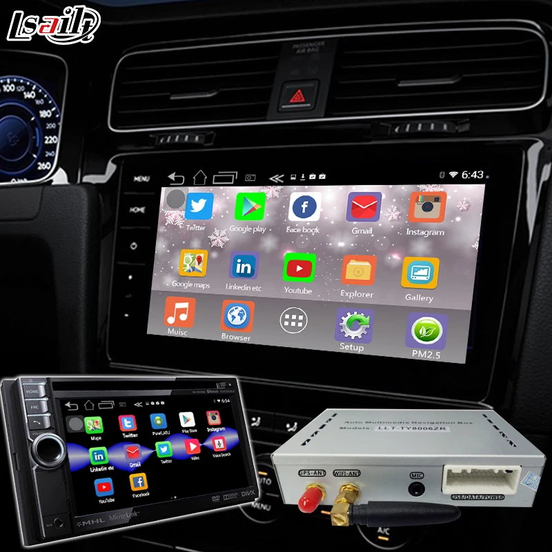 

1080P HD Android 6.0 Navigation Box Special for JVC with Built-in WIFI , Mirrorlink , 3D Map ,4-Core Processor , Google Play