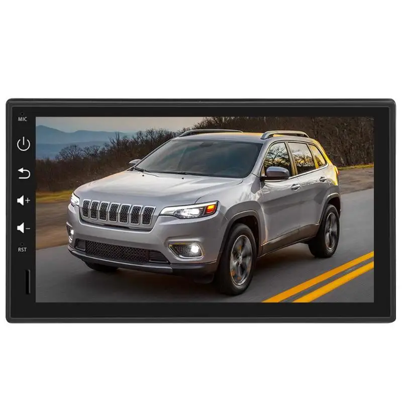 Cheap 1Din 7 inch Android 8.1 Car Radio Capacitive Touch Screen HD with GPS Car Media Player 4+32G Bluetooth Vedio Music Player 2