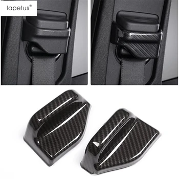 

Lapetus Matte / Carbon Fiber Look Interior For Mercedes Benz GLA 200 220 X156 2015 - 2019 Car Safety Seat Belt Decor Cover Trim