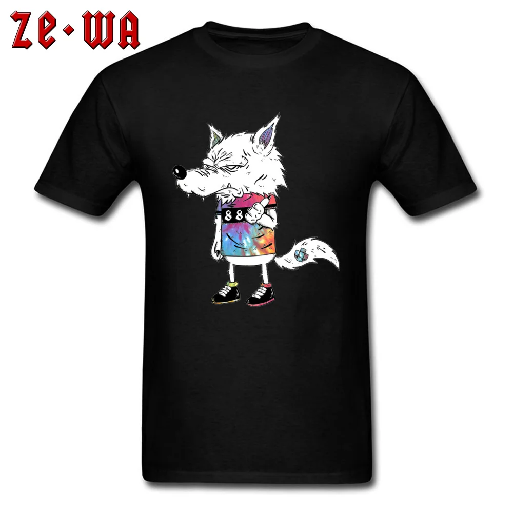 PrintedCustom Short Sleeve Tops Shirt Summer/Fall 2018 Fashion O Neck 100% Cotton Fabric T Shirt Mens Top T-shirts Howl  Howl black