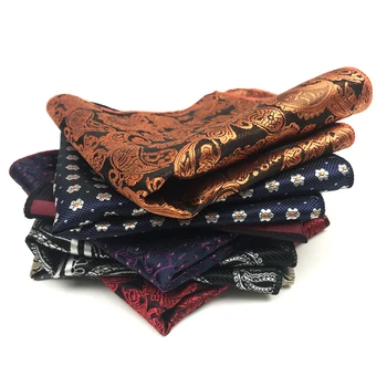 

High Quality Polyester Woven Pocket Square for Men