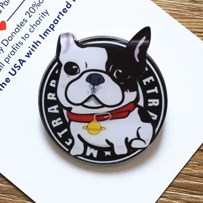 cat cartoon brooch badge_ 067