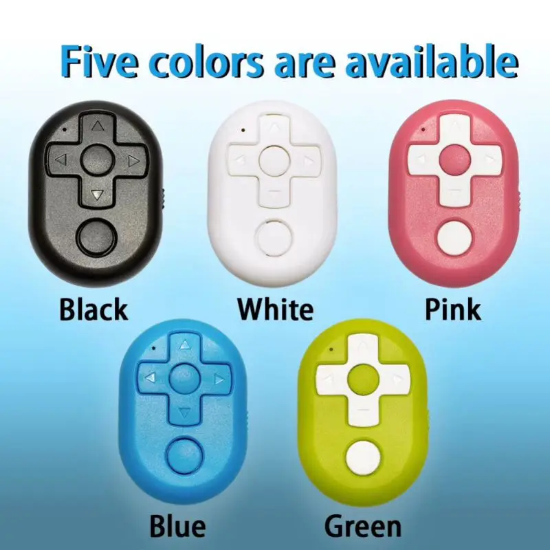 

2019 New Multi-function Wireless Bluetooth remote control Short video page flip, self-timer video, fast forward pause playback