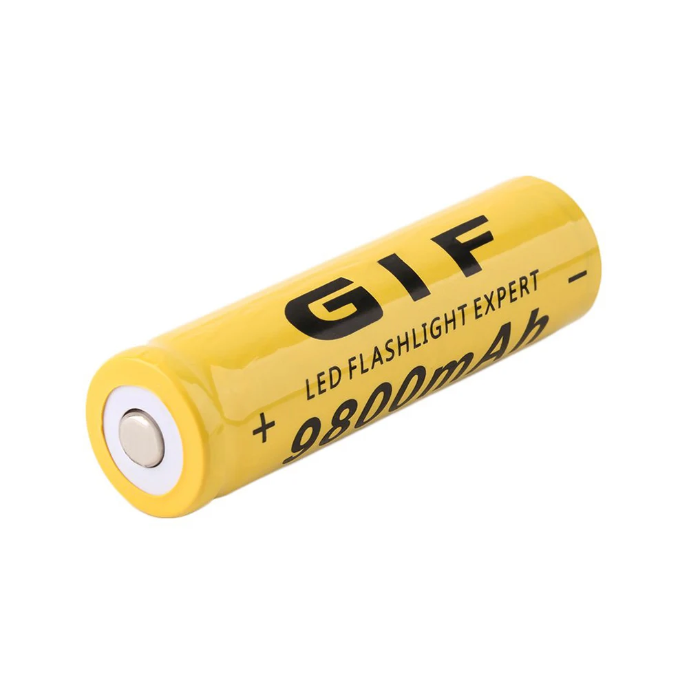 3,7 в GIF 18650 Высокая емкость 9800 мАч литий-ионная литиевая батарея для фонариков батареи