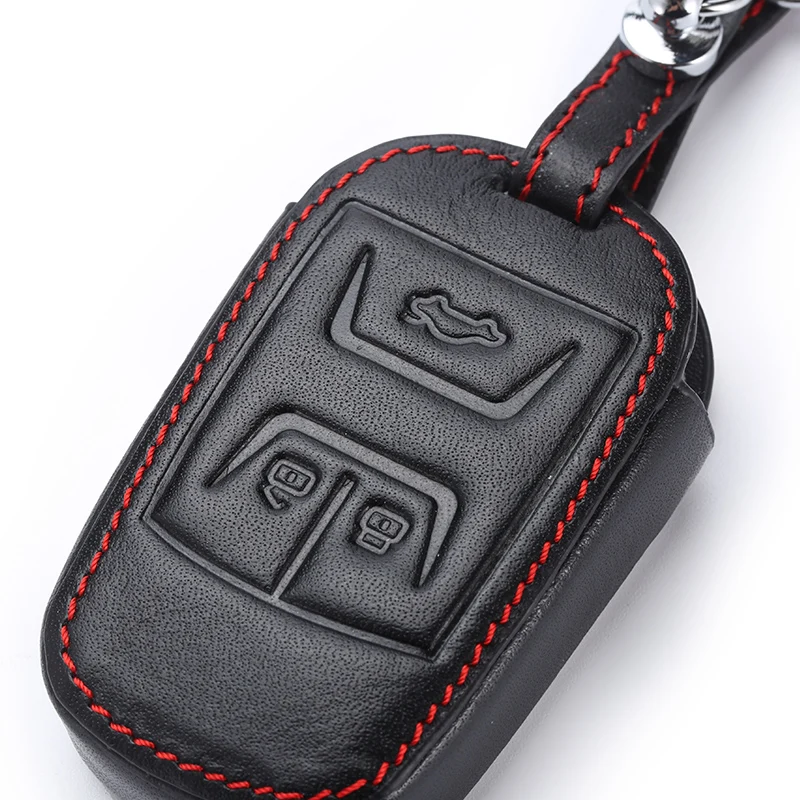 Кожаный чехол для ключей автомобиля 3 кнопки Chery Tiggo 5 Arrizo 7 E3 E5 бонусный