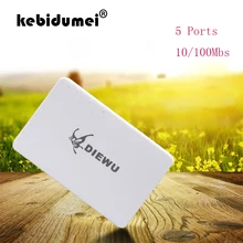 Kebidumei Высокое качество 10/100 Мбит сетевой коммутатор Fast Ethernet LAN RJ45 Переключатель HDMI концентратор с США ЕС Мощность адаптер для настольных ПК