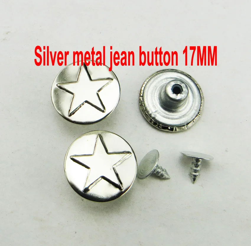 50 шт. 17 мм буквы бронзового тона металлические джинсы кнопка Швейные аксессуары для одежды JMB-067 - Цвет: 16