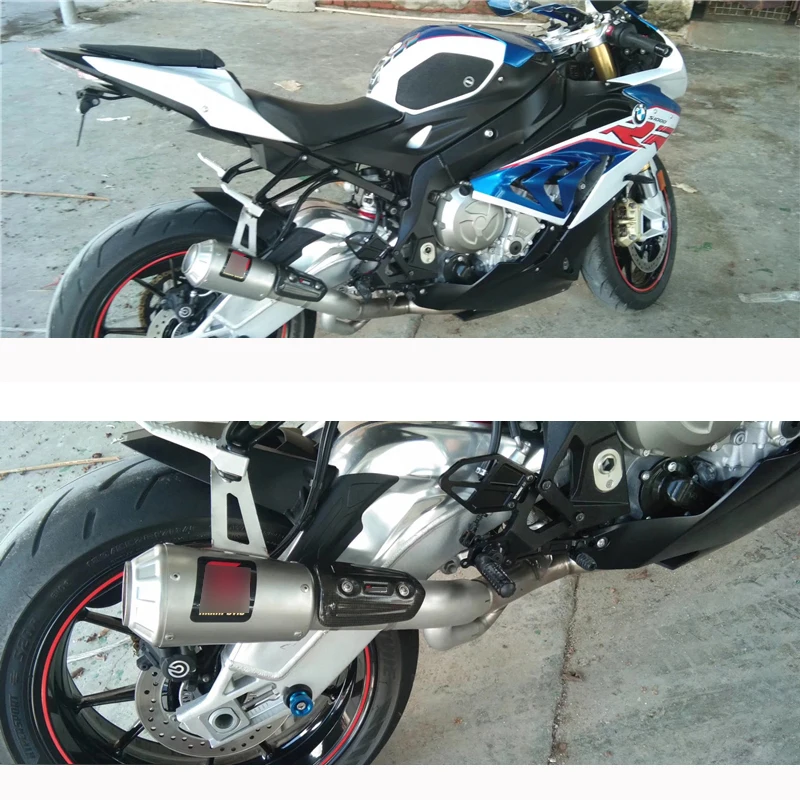 Для BMW S1000RR S1000XR S1000R 2017 2018 мотоцикл 51 мм выхлопная средняя Соединительная труба |