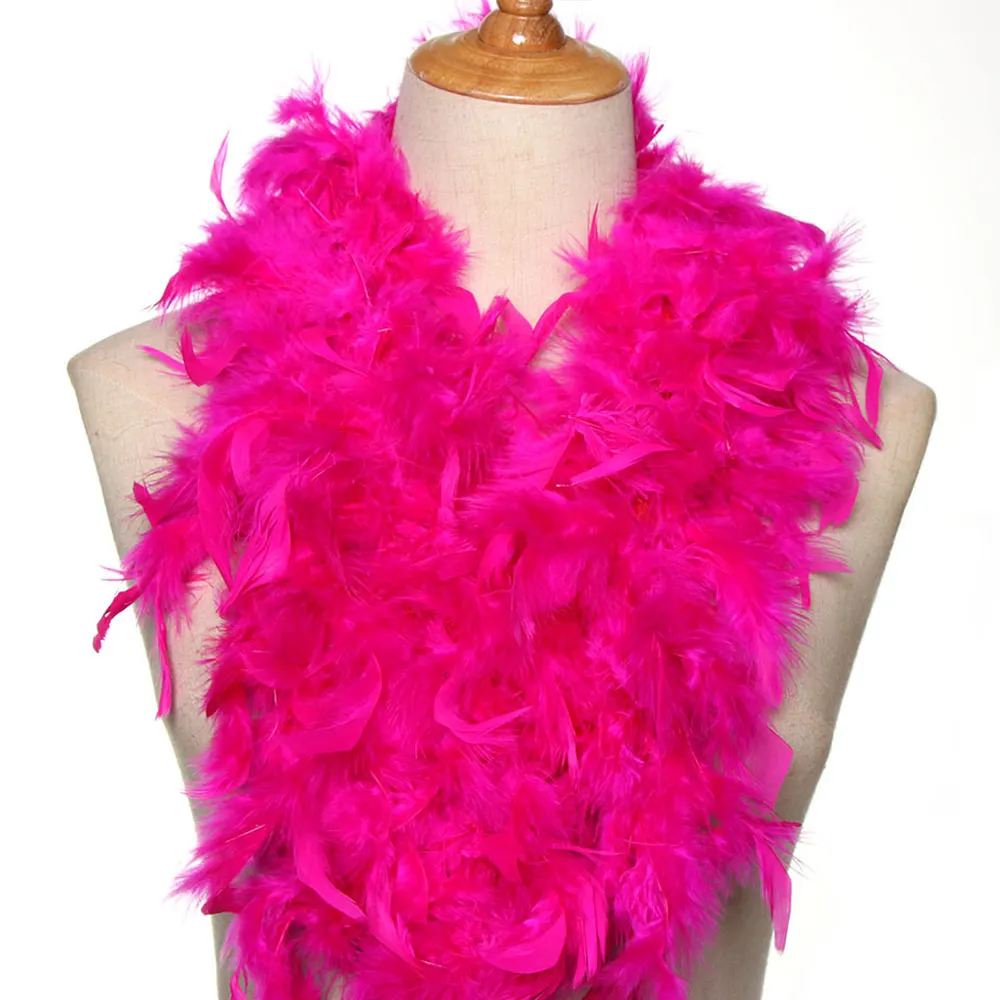 

2M fluffy Turkey Feather Boa Clothing Accessories chicken Feather Costume/Shaw/party Wedding Decorations feathers for crafts