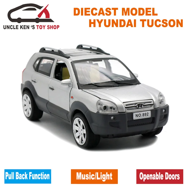 Совершенно новые Hyundai Old Tucson весы литые модели автомобилей металлические игрушки