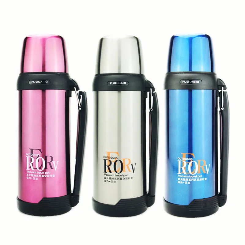 Large Capacity Volume Stainless Steel Insulated Thermos Bottle 1800ml