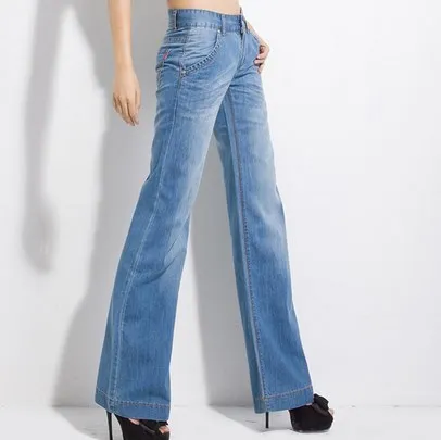 Online Buy Wholesale womens bell bottom jeans from China