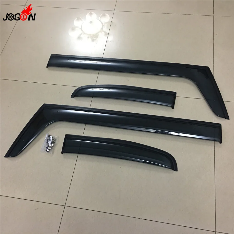 

4pcs/set Smoke Sun Rain Visor Vent Window Deflector Shield Guard Shade For Toyota FJ Cruiser 2007-2014