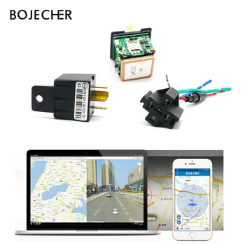 

Car Relays GPS Tracker Device Car Shock Alarm GSM GPS Locator Remote Control Anti-theft Monitoring Cut off oil power System APP