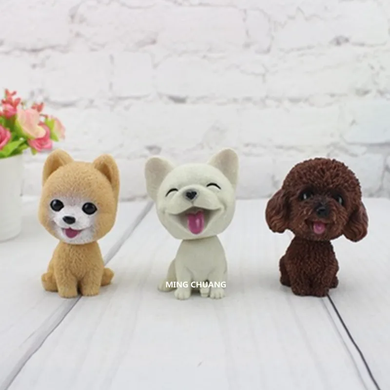 Cute-Puppy-Statue-Simulation-Animal-Poodle-French-Bulldog-Pomeranian-Shiba-Inu-welsh-corgi-pembroke-Shake-the (1)