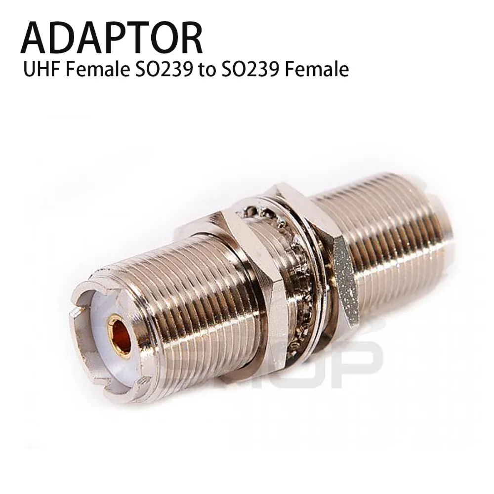 2pcs x UHF Female SO239 to SO239 Female Straight Adapter-in Walkie ...