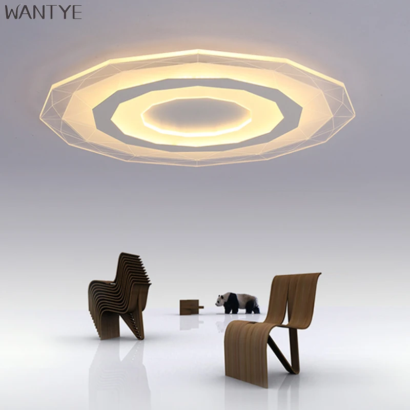 Remote Control Modern LED Ceiling Lights Ceiling Lamp Dimmable for