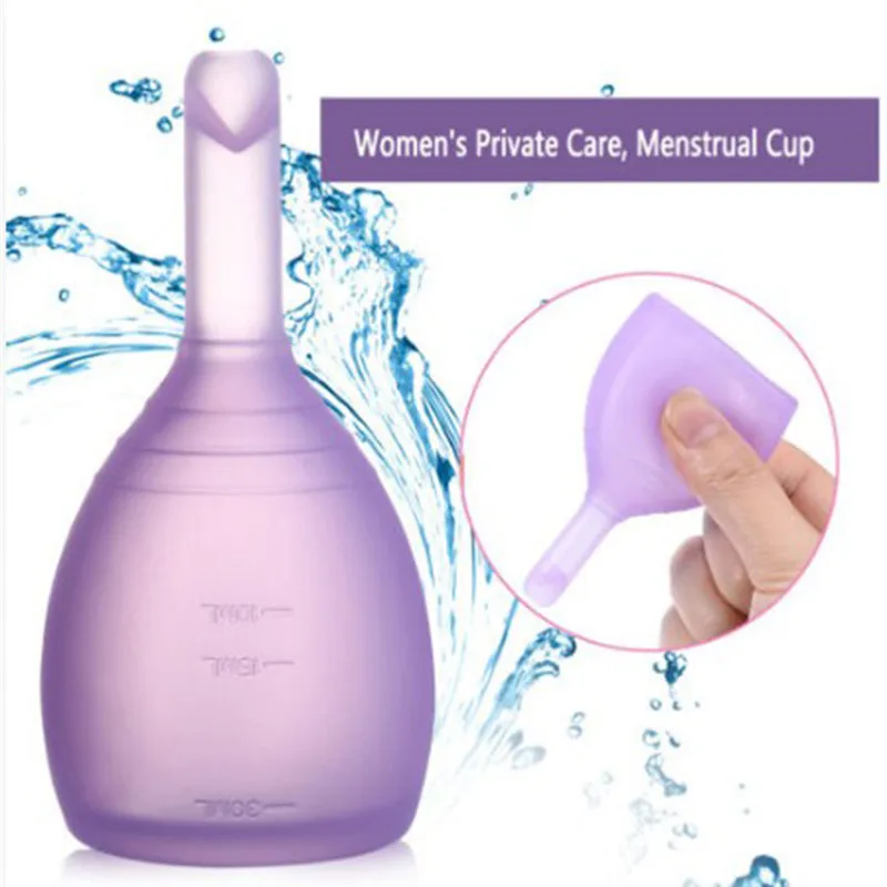 

Silicone Soft Reusable Period Menstrual Cup Menstrual Cup Female Women Medical Hygiene Leak Proof 3 Colors 2 Sizes