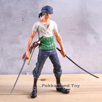 

Anime One Piece Roronoa Zoro Action Figures VS Dracule Mihawk PVC Action Figure Colletible Model Toys Gift