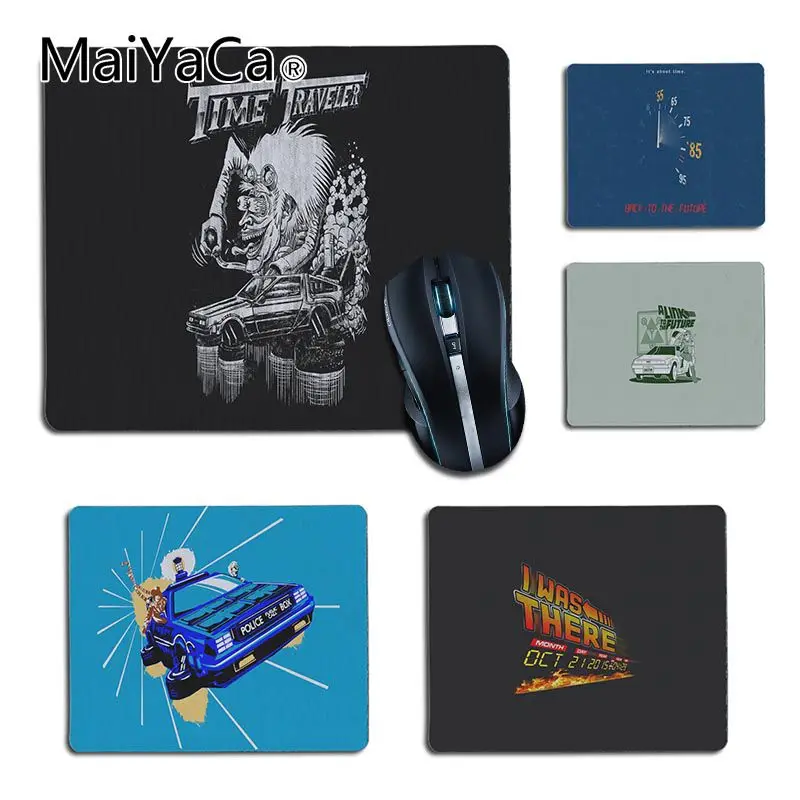 

MaiYaCa Hot Sales Back to The Future small anime Mouse pad PC Computer mat Anti-Slip Laptop PC Mice Pad Mat Mousepad gaming