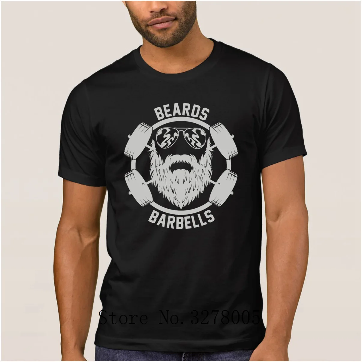 

Brand La Maxpa Funny Beard Gyms Novelty T Shirt For Mens 2018 Men's T-Shirt Mens Homme Short Sleeve Men Tshirt