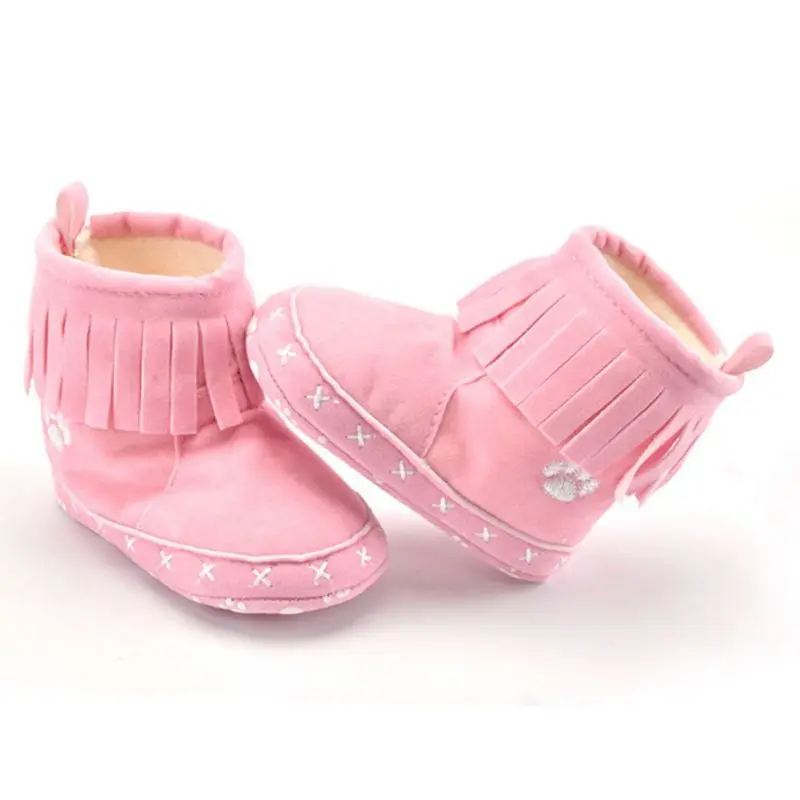 Khaki,Black,Pink Toddler Ankle Boots 