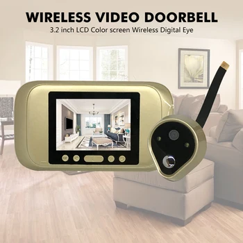 

3.2" Home Safeguard Door Viewer Camera LED 1.3 MP HD Smart Viewer Digital Visual Doorbell Door Camera 160 Degree