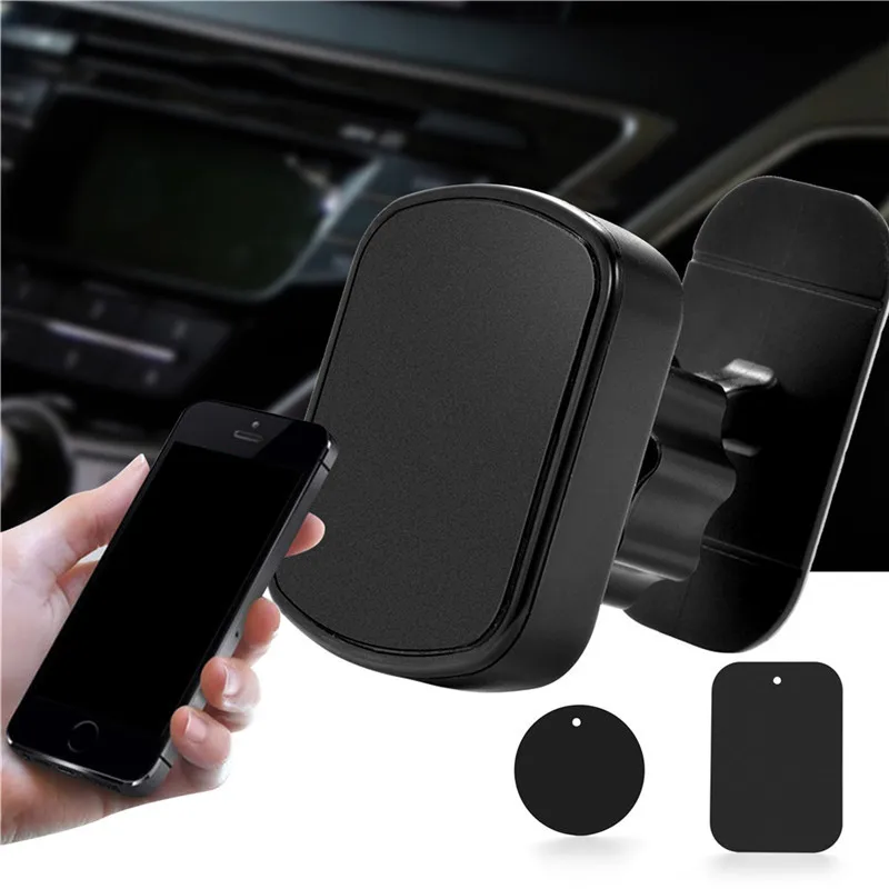 

Rotative Car Holder for Smart Phones Universal Stick on Dashboard Magnetic Car Mount Holder Air Outlet Positioning Bracket Hold