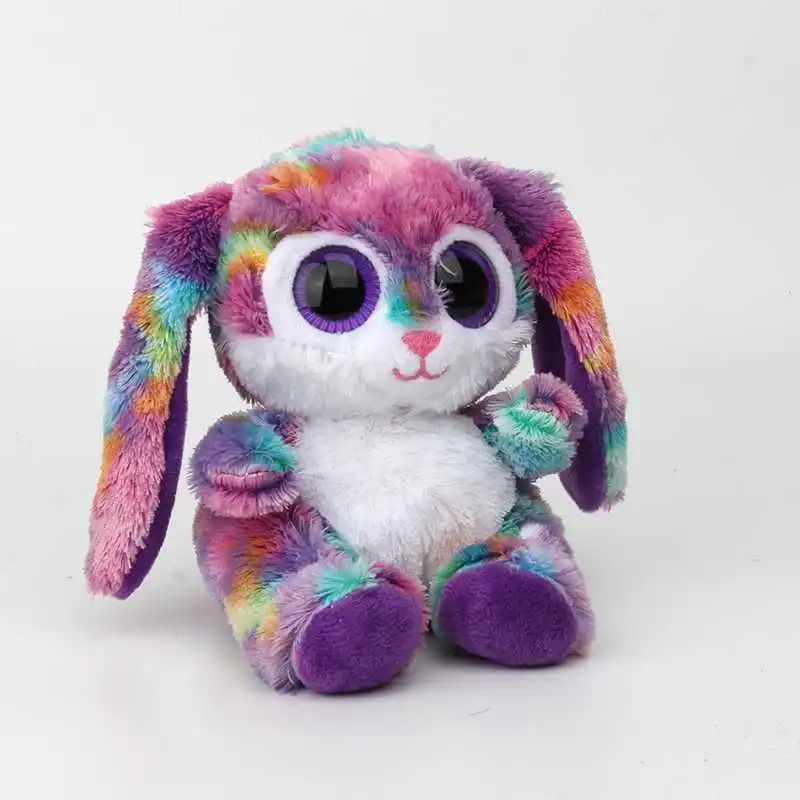 Большие глаза Плюшевые игрушки куклы фиолетовый кролик детские дети подарок мини-игрушки