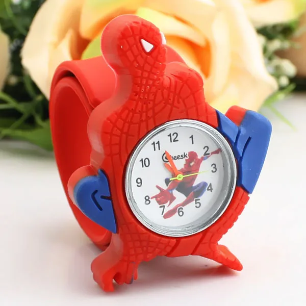 Wholesale 2022 Children's Clock Student Children Boy Spider Man Watches Kids Silicone Cartoon Watch Relogio Masculino Kids Watch