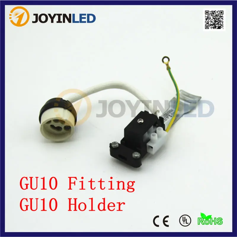 10 шт. керамические держатели для светодиодных ламп GU10 GU5.3 MR16|lamp holder|ceramic lamp holdermr16