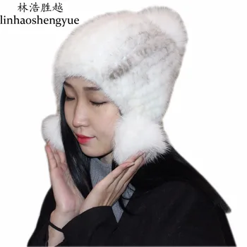 

Linhaoshengyue mink cap 2016 hot models freeshopping hat women fur