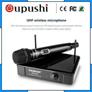 

Cheap stage performance mic uhf wireless mini microphone from tmall