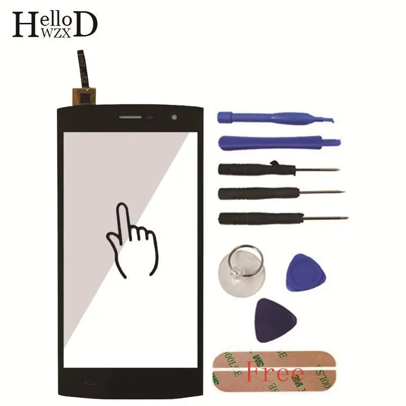 

Touch Screen For HOMTOM HT7 / HT7 Pro Touch Screen Glass Digitizer Panel Front Lens Sensor Replacement Tools + Free Adhesive