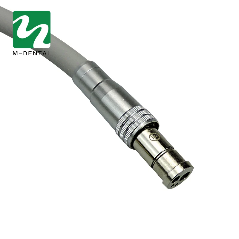 2pcs pack Dental 4 Holes handpiece Hose Tube with Connector for High Speed handpiece Dentistry Material 5